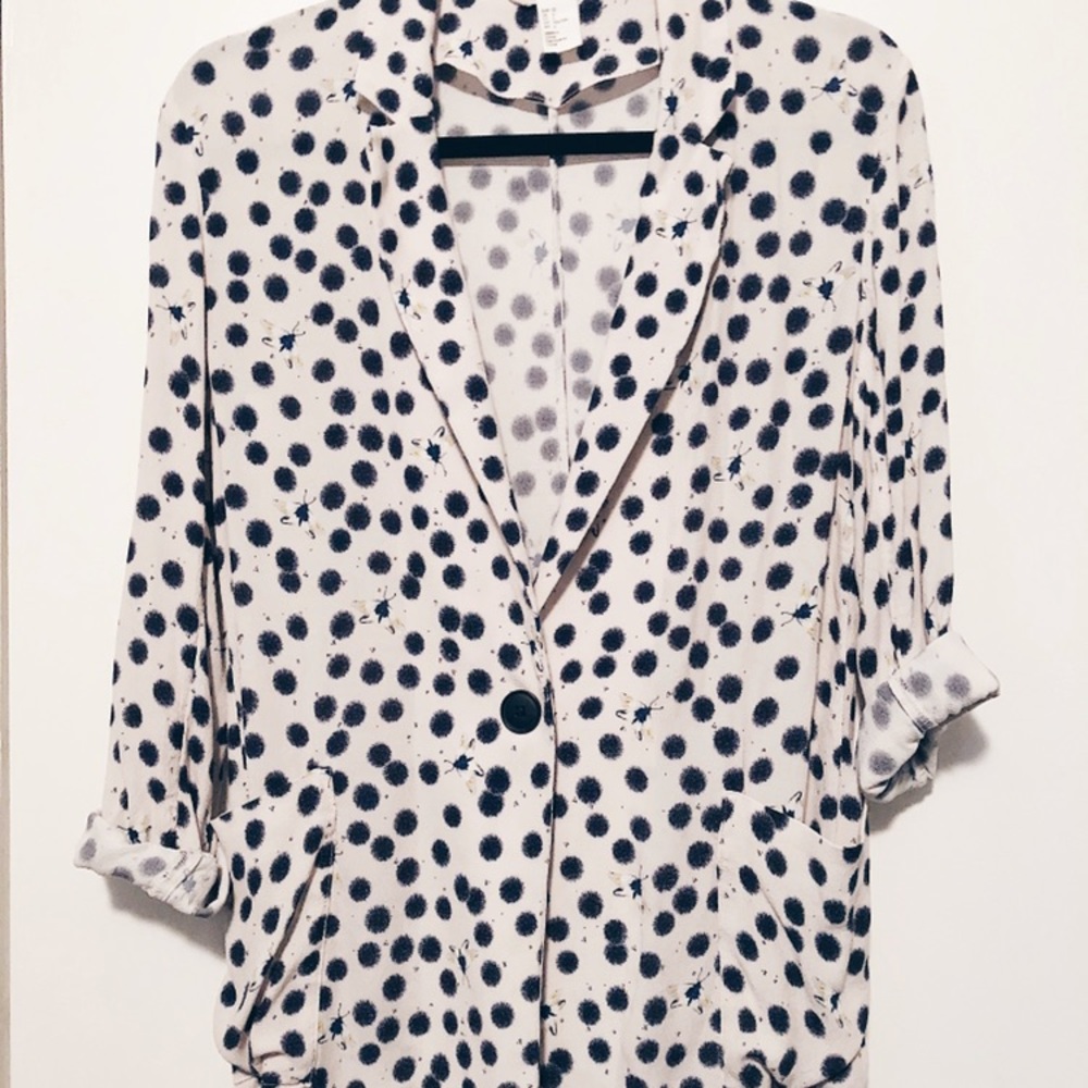 Anna Glover x H&M patterned Blazer